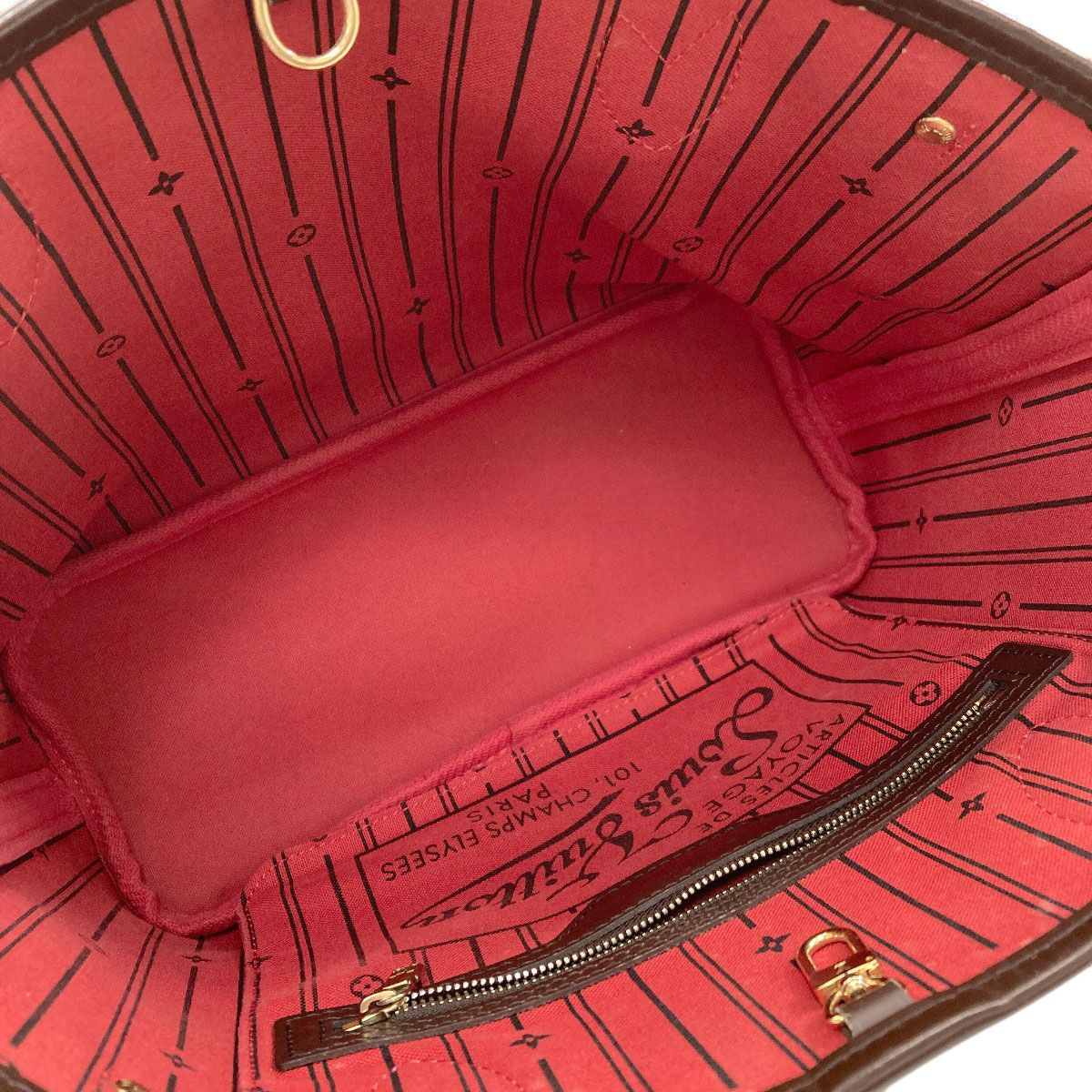 Louis Vuitton Neverfull PM Handbag Damier Canvas — view 5