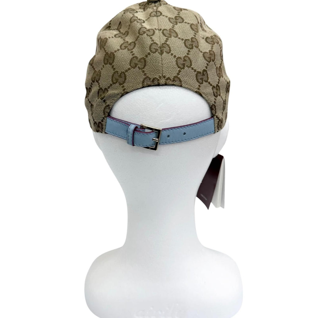 Gucci Yuko Higuchi Beau & Boris GG Canvas Leather Cap M 57 Hat — view 4