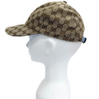 Gucci Yuko Higuchi Beau & Boris GG Canvas Leather Cap M 57 Hat — view 2