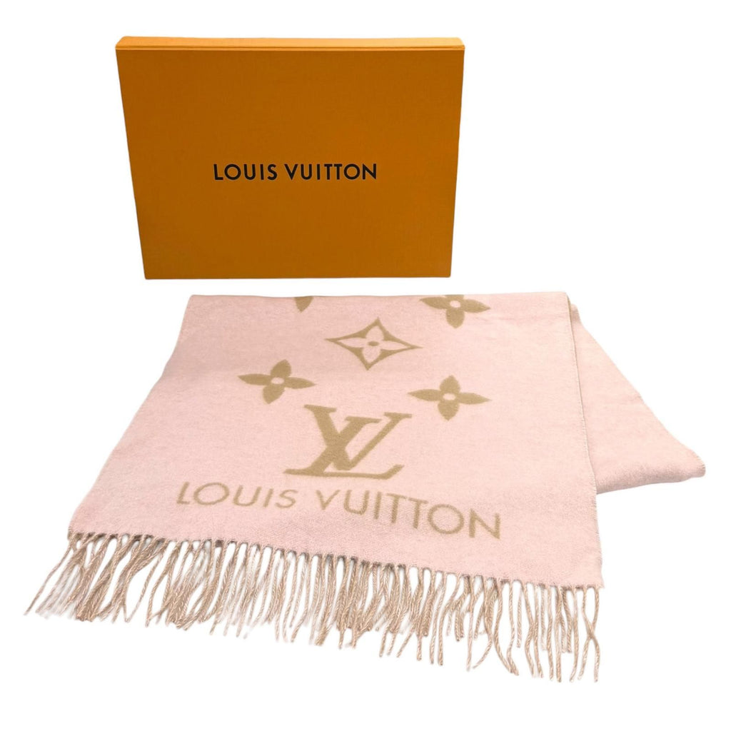Louis Vuitton Scarf Reykjavik Cashmere 100% Fringe 170 45 — view 2