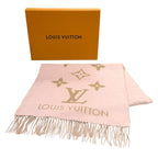 Louis Vuitton Scarf Reykjavik Cashmere 100% Fringe 170 45 — view 2