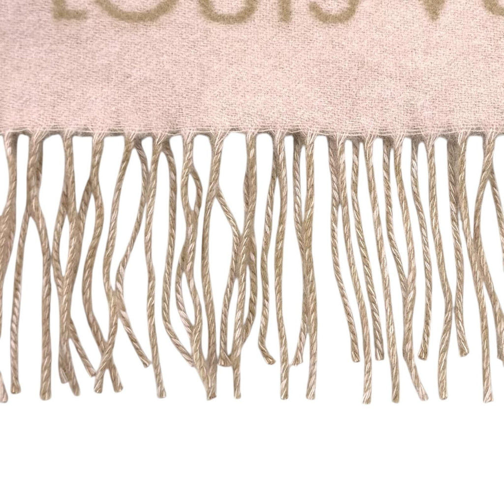Louis Vuitton Scarf Reykjavik Cashmere 100% Fringe 170 45 — view 6