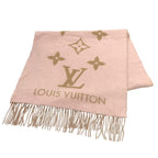 Louis Vuitton Scarf Reykjavik Cashmere 100% Fringe 170 45