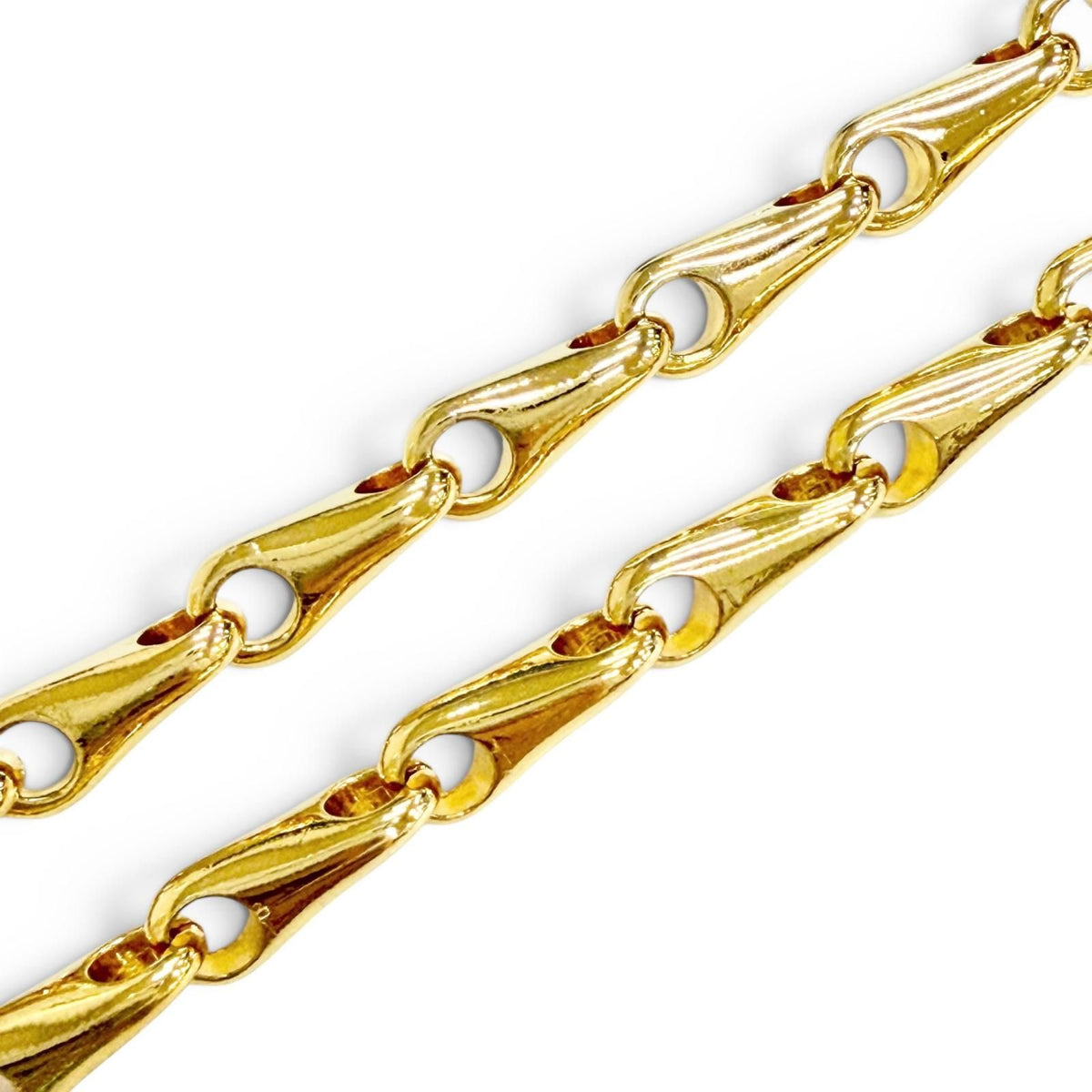 Celine Vintage Circle Logo Design Chain Pendant Gold — view 6