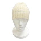 Louis Vuitton Beanie LV Script Mohair Nylon Logo Embroidery Knit Cap Hat — view 3
