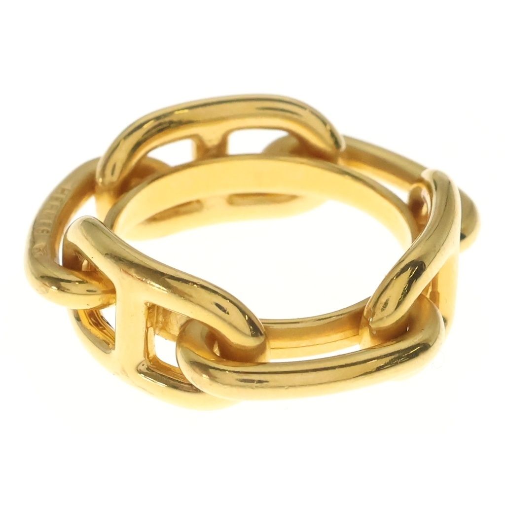 Hermes Chaine D'ancre Scarf Ring Gold Plated — view 4