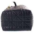 Dior Toujours Macro Cannage Vertical Tote Small 2-Way Shoulder Bag Black — view 4