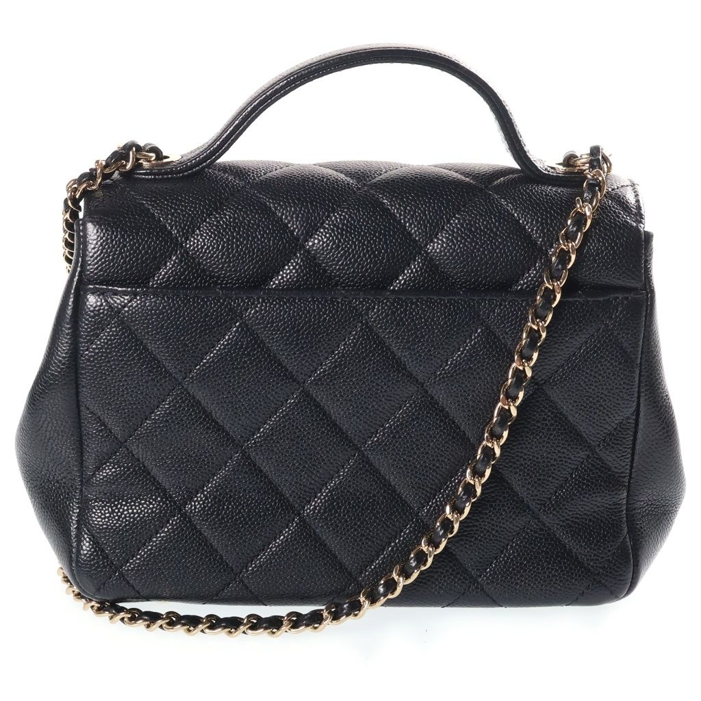 Chanel Quilted Shoulder Bag Black — view 2