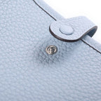 Hermes Evelyne TPM Shoulder Bag Silver Taurillon Clemence Blue Run Gris Perle — view 6