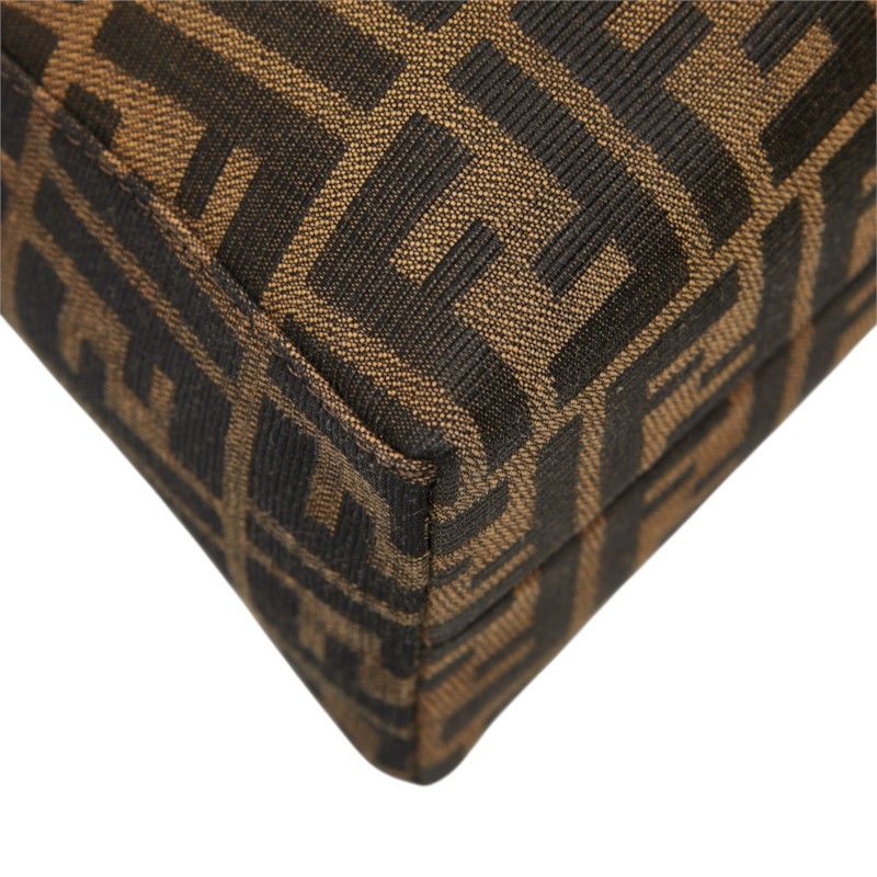 Fendi Zucca Bag Brown Canvas Leather — view 5
