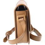 Saint Laurent Paris Solferino Medium Shoulder Bag Calfskin Brown — view 3