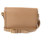 Saint Laurent Paris Solferino Medium Shoulder Bag Calfskin Brown — view 2