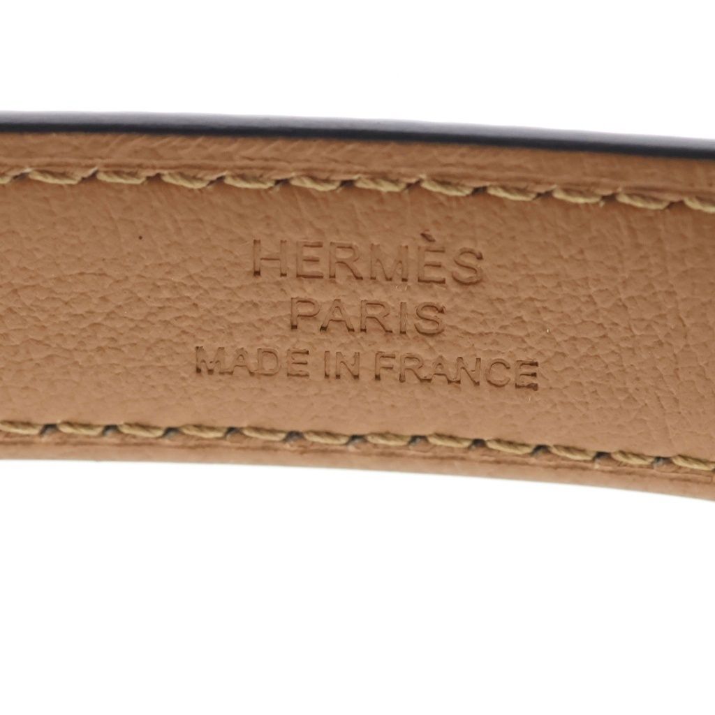 Hermes Kelly Belt Greige Etoupe Epsom Silver — view 5