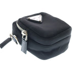 Prada Re-Nylon Shoulder Bag Pouch Triangle Logo Black — view 5