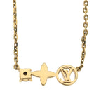Louis Vuitton Corrier Petit Pendant Chain Gold Plated — view 3