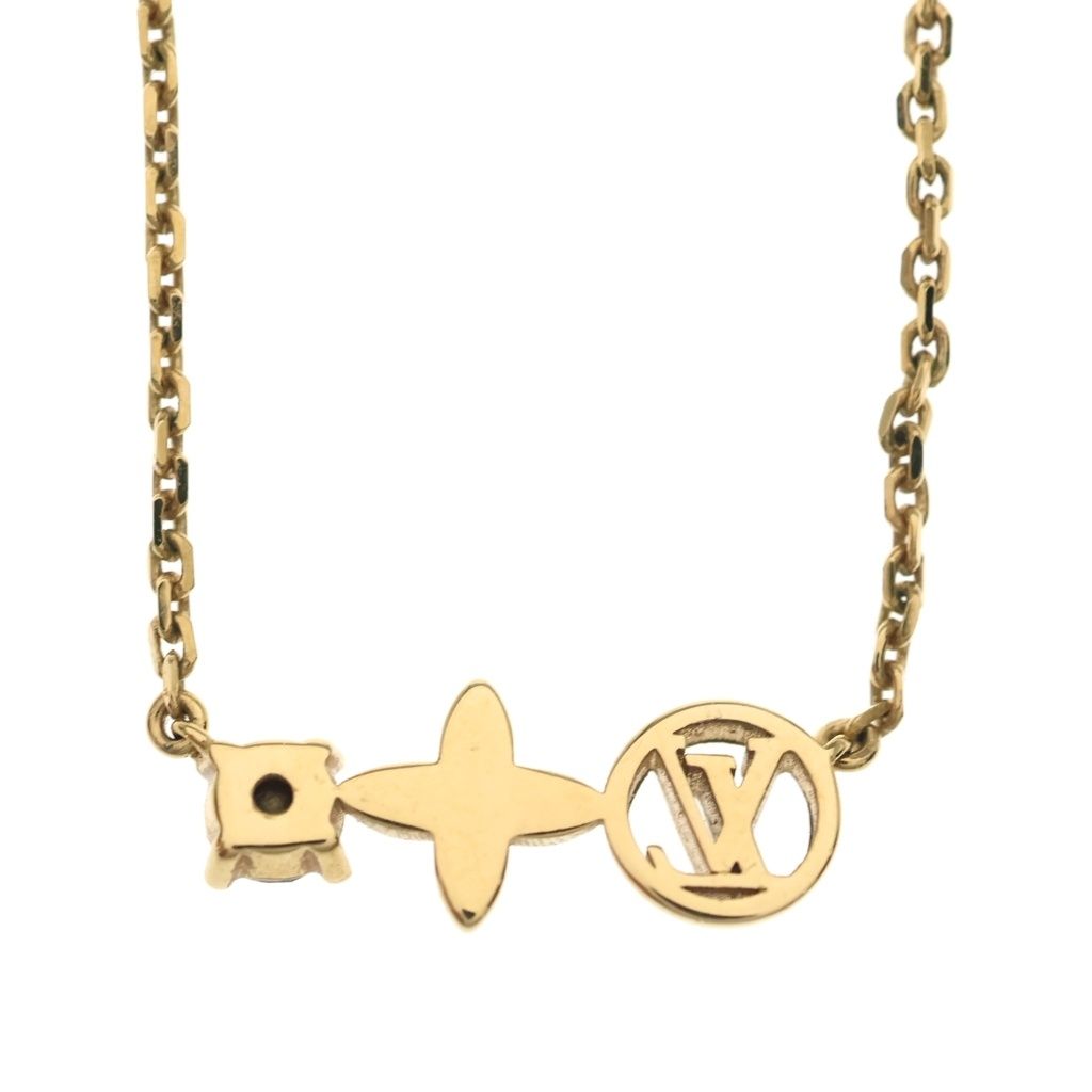 Louis Vuitton Corrier Petit Pendant Chain Gold Plated — view 3