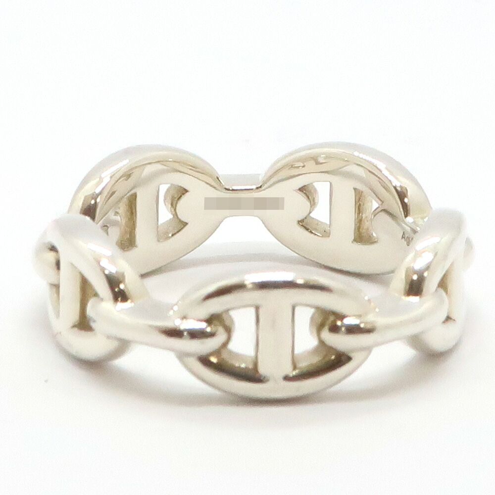 Hermes Chaine D'ancre Enchainee Ring PM Silver — view 4