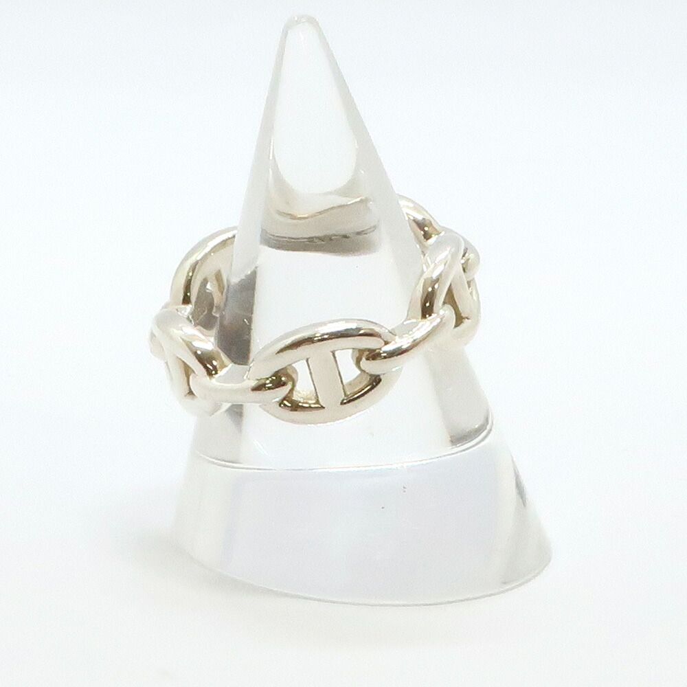 Hermes Chaine D'ancre Enchainee Ring PM Silver — view 7