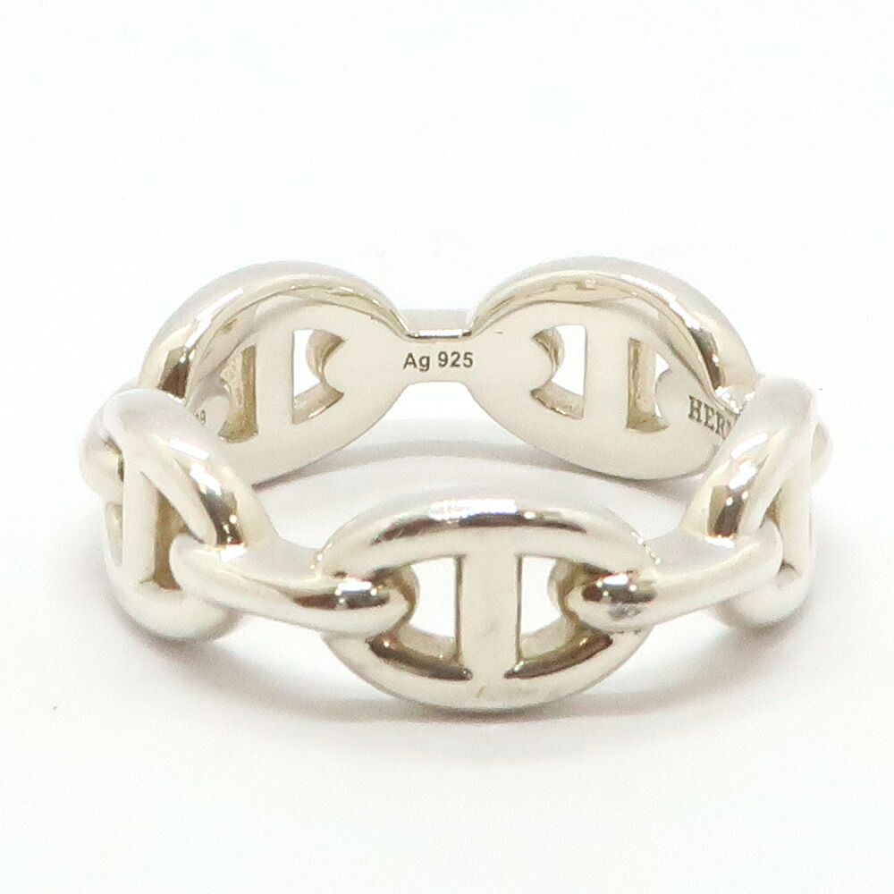 Hermes Chaine D'ancre Enchainee Ring PM Silver — view 5