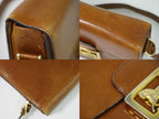 Celine Carriage Shoulder Bag Pochette Leather Brown — view 7