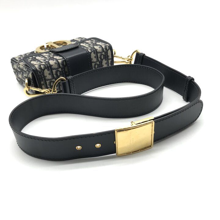 Dior Oblique 30 Montaigne Shoulder Bag Navy — view 7
