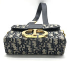 Dior Oblique 30 Montaigne Shoulder Bag Navy — view 4