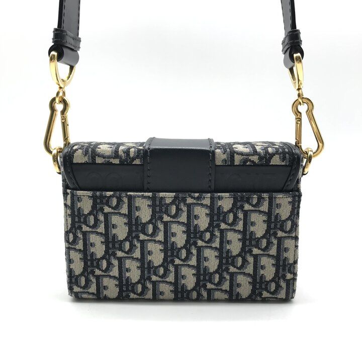 Dior Oblique 30 Montaigne Shoulder Bag Navy — view 3