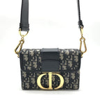 Dior Oblique 30 Montaigne Shoulder Bag Navy — view 2