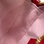 Louis Vuitton Chain Shoulder Bag Monogram Heart on Lambskin — view 7