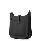 Hermes Shoulder Bag Evelyne 3 23 Black Silver Taurillon Clemence — view 2