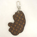 Louis Vuitton Key Holder Charm Monogram LV Cat White Black — view 8