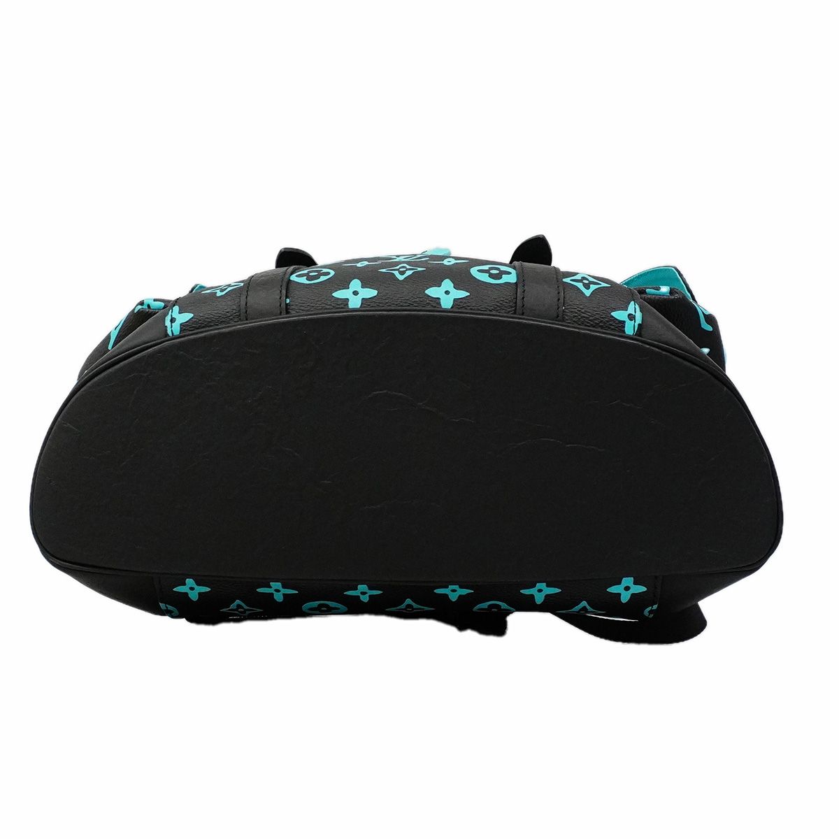 Louis Vuitton Backpack Monogram Playground Christopher MM Black Neon Blue — view 3
