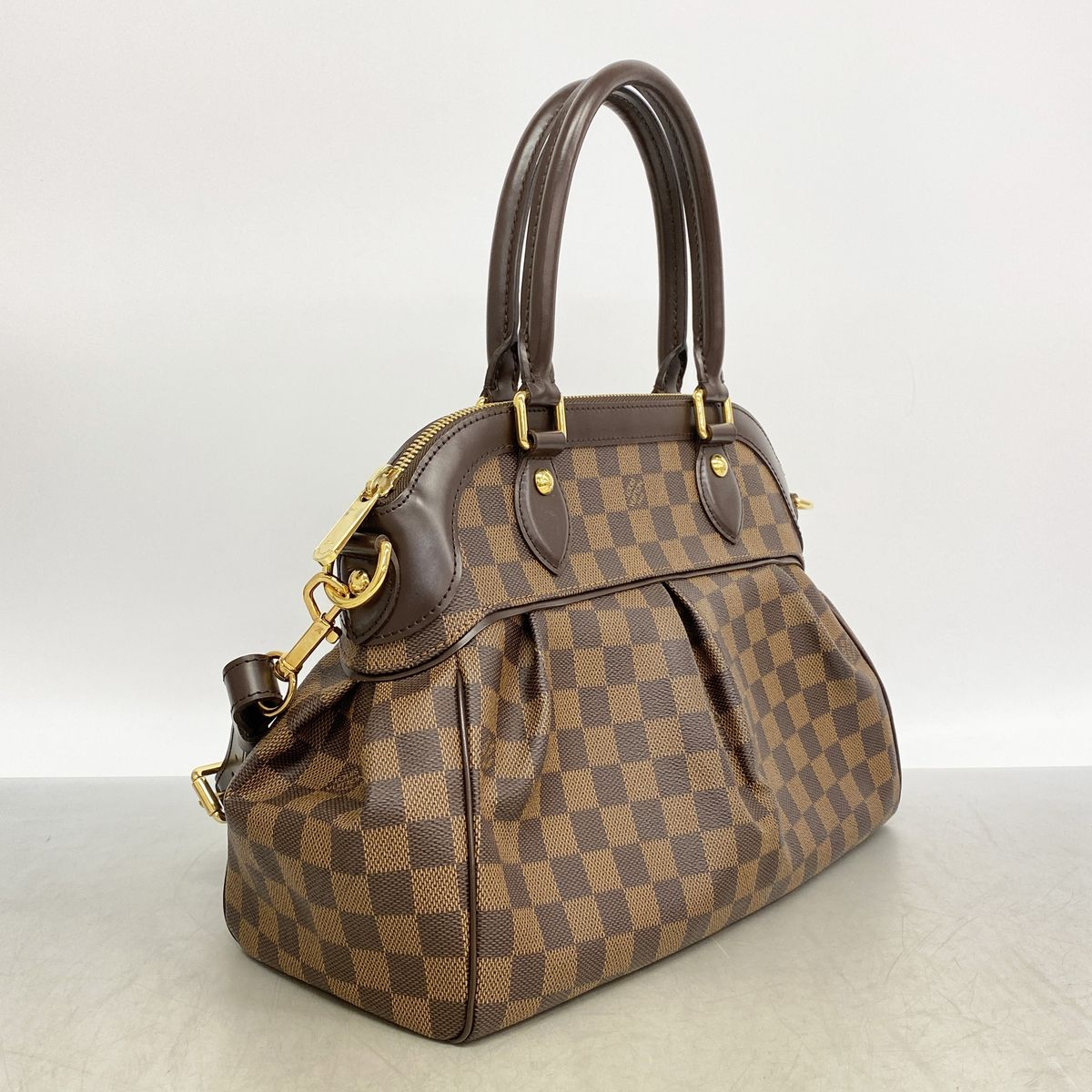 Louis Vuitton Handbag Damier Trevi PM Ebene 2-Way Bag — view 2