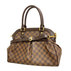 Louis Vuitton Handbag Damier Trevi PM Ebene 2-Way Bag