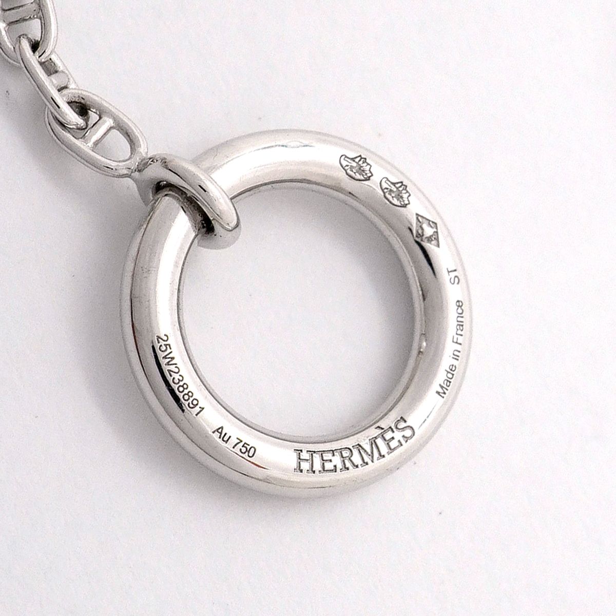 Hermes Necklace New Farandole 18k White Gold Diamond — view 5