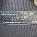 Hermes Tote Bag Garden Party PM Toile Officier Navy Silver — view 5