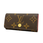 Louis Vuitton Key Case Monogram Multicles 4 Eugenie Pink Key Holder