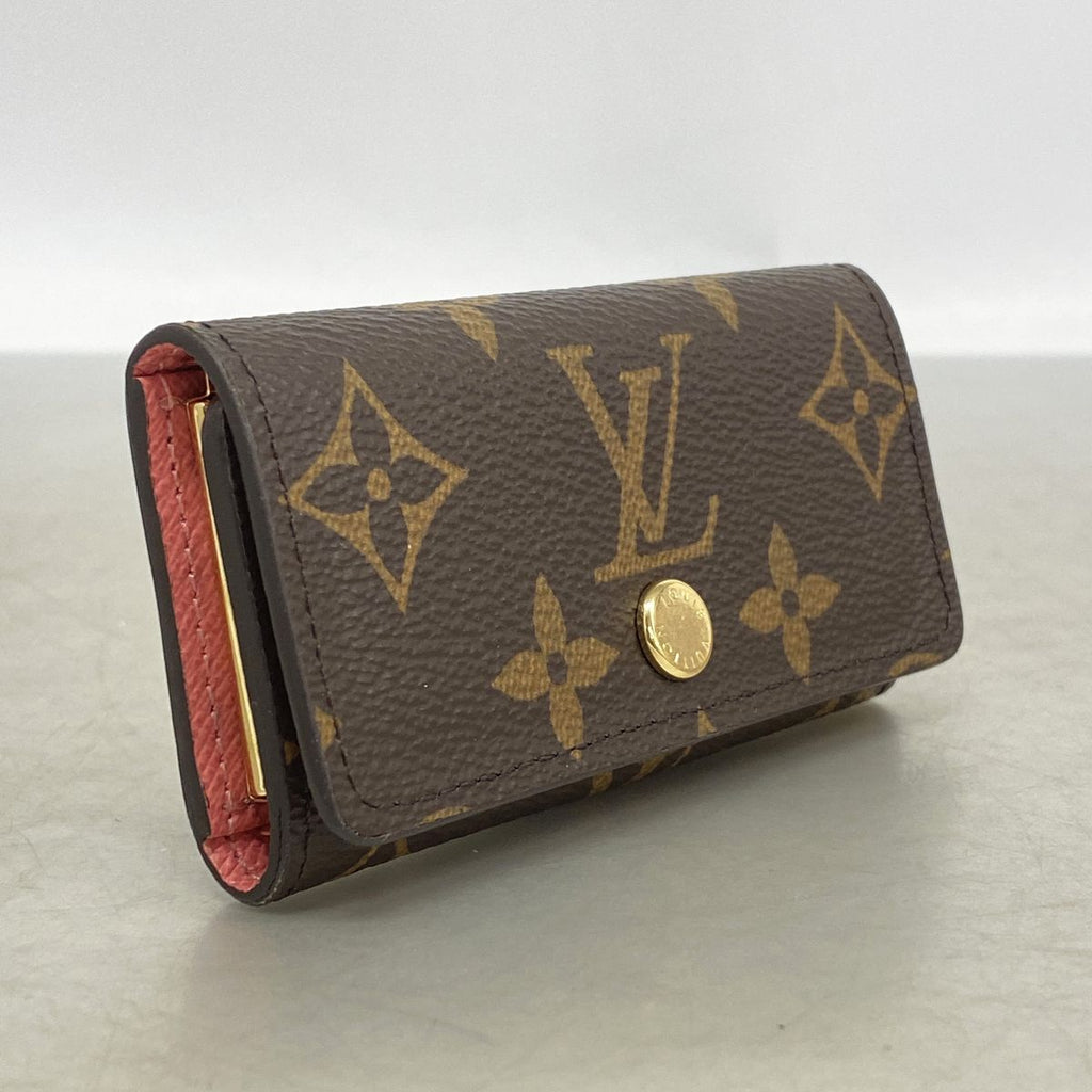 Louis Vuitton Key Case Monogram Multicles 4 Eugenie Pink Key Holder — view 2