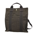 Hermes Backpack Herline Sac a Dos PM Nylon Gray Silver