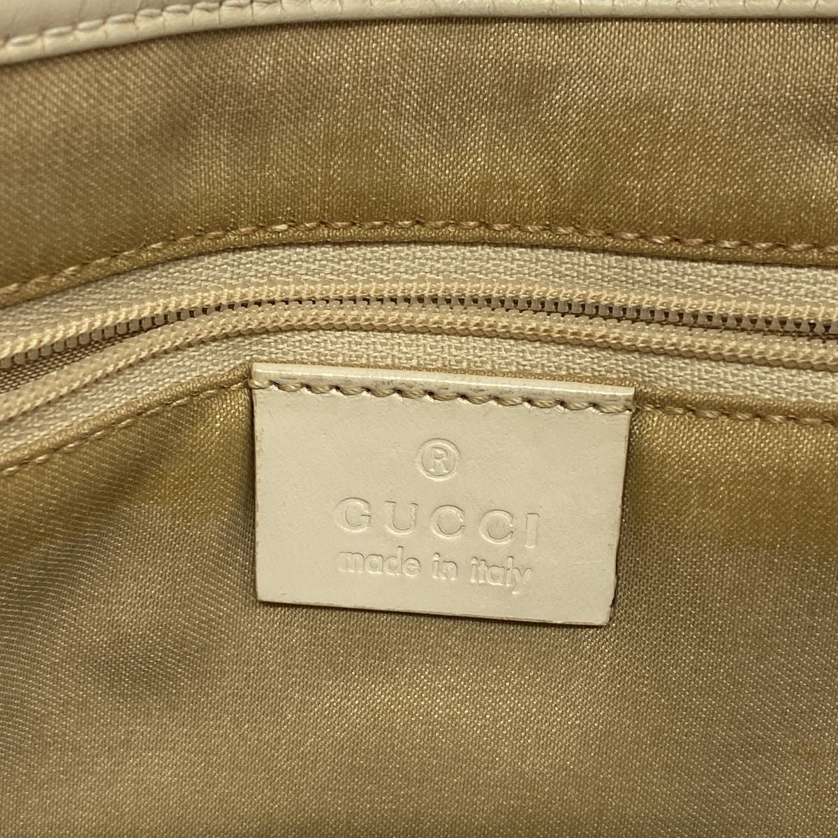 Gucci Shoulder Bag GG Canvas Jackie Ivory Gray Silver — view 5