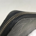 Louis Vuitton Wallet Monogram Eclipse Zippy Horizontal Black — view 5