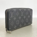 Louis Vuitton Wallet Monogram Eclipse Zippy Horizontal Black — view 2