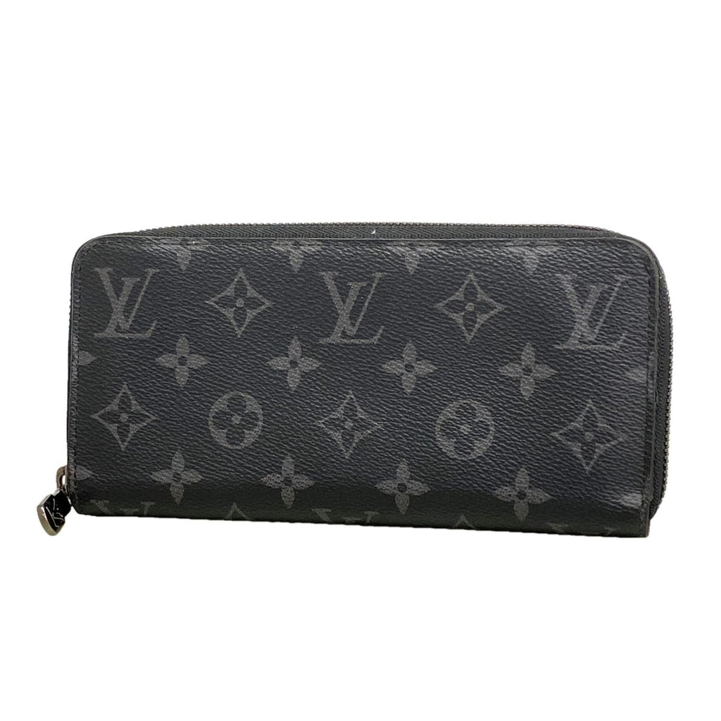 Louis Vuitton Wallet Monogram Eclipse Zippy Horizontal Black