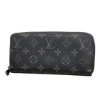 Louis Vuitton Wallet Monogram Eclipse Zippy Horizontal Black