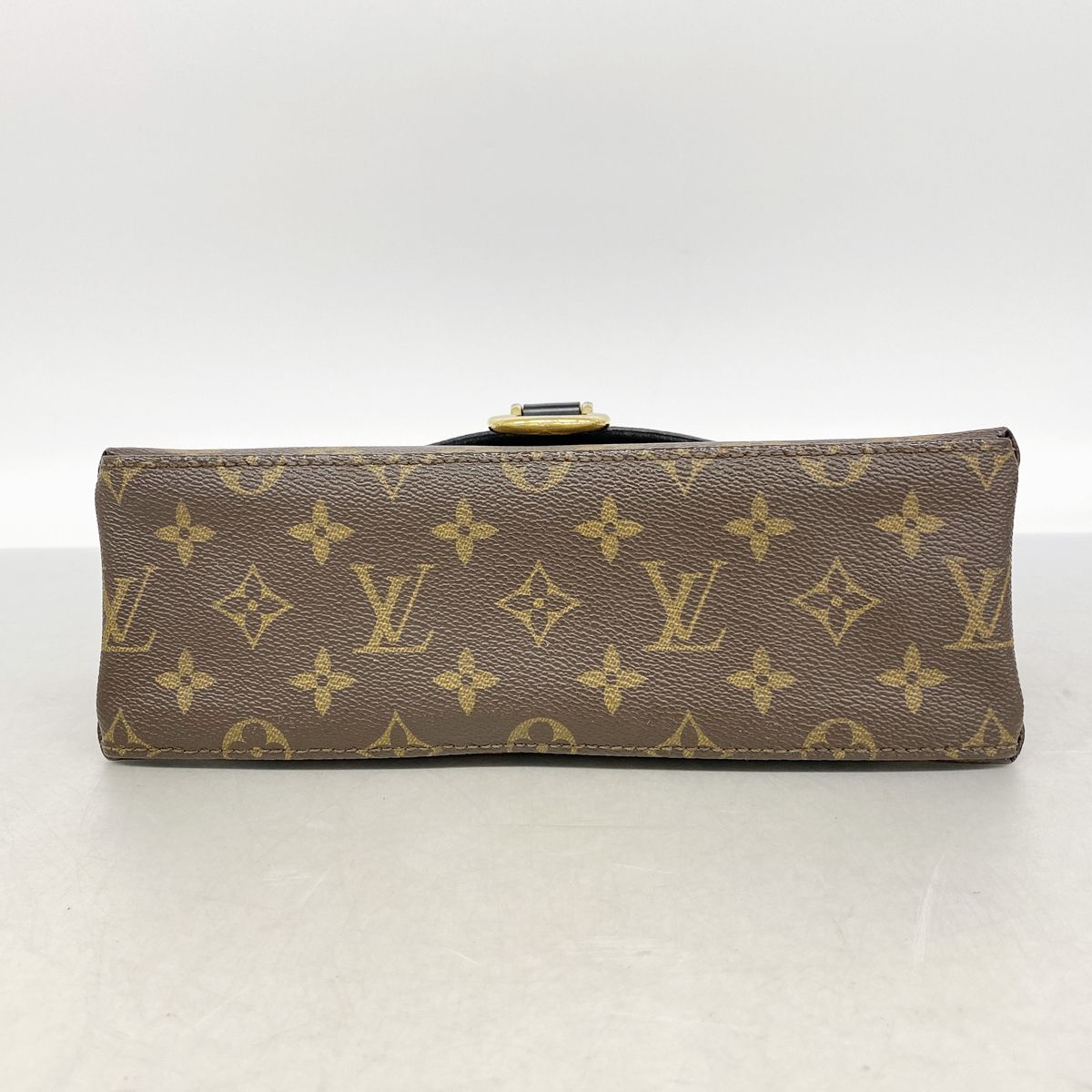 Louis Vuitton Shoulder Bag Monogram Epi Saint Michel Brown Noir — view 3