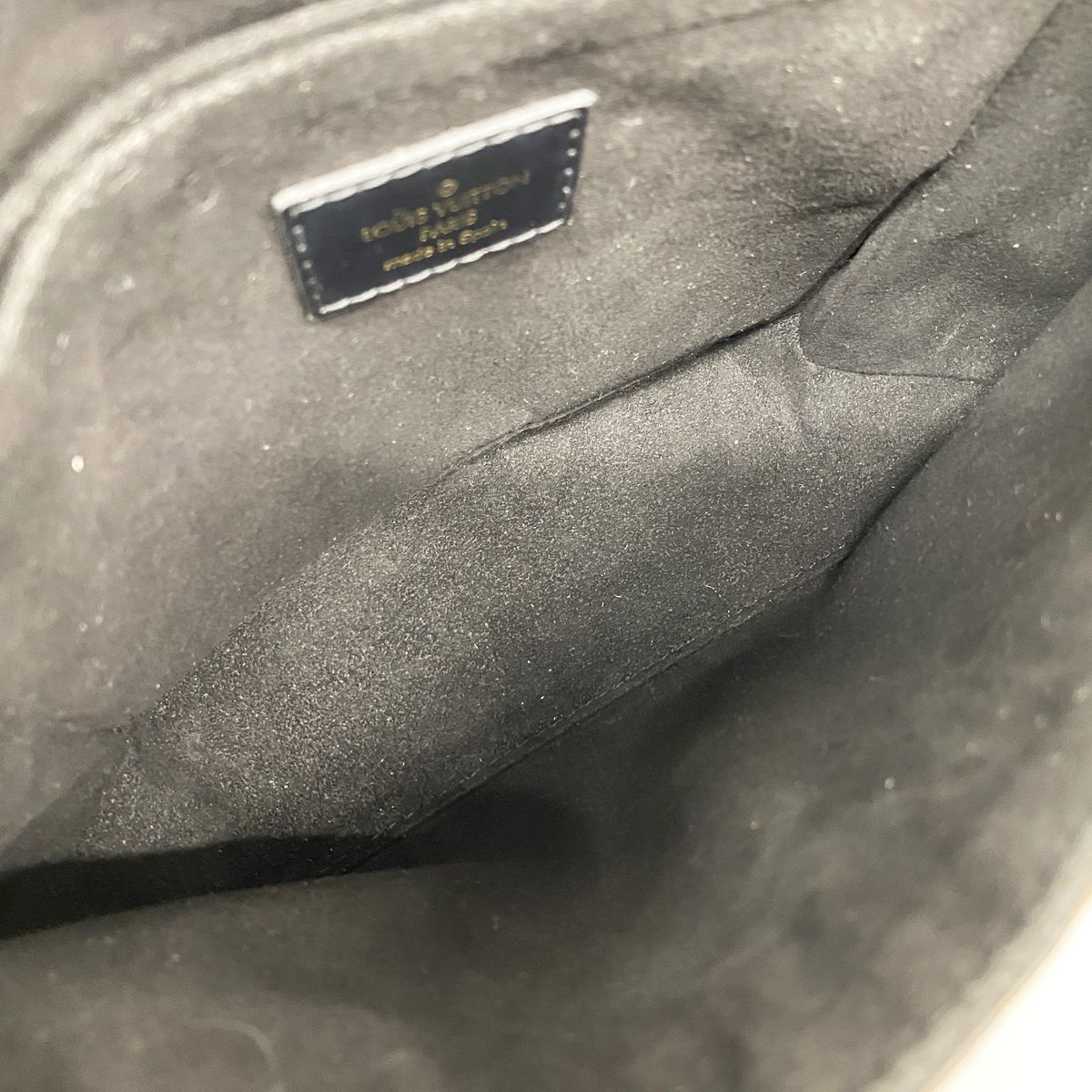 Louis Vuitton Shoulder Bag Monogram Epi Saint Michel Brown Noir — view 4