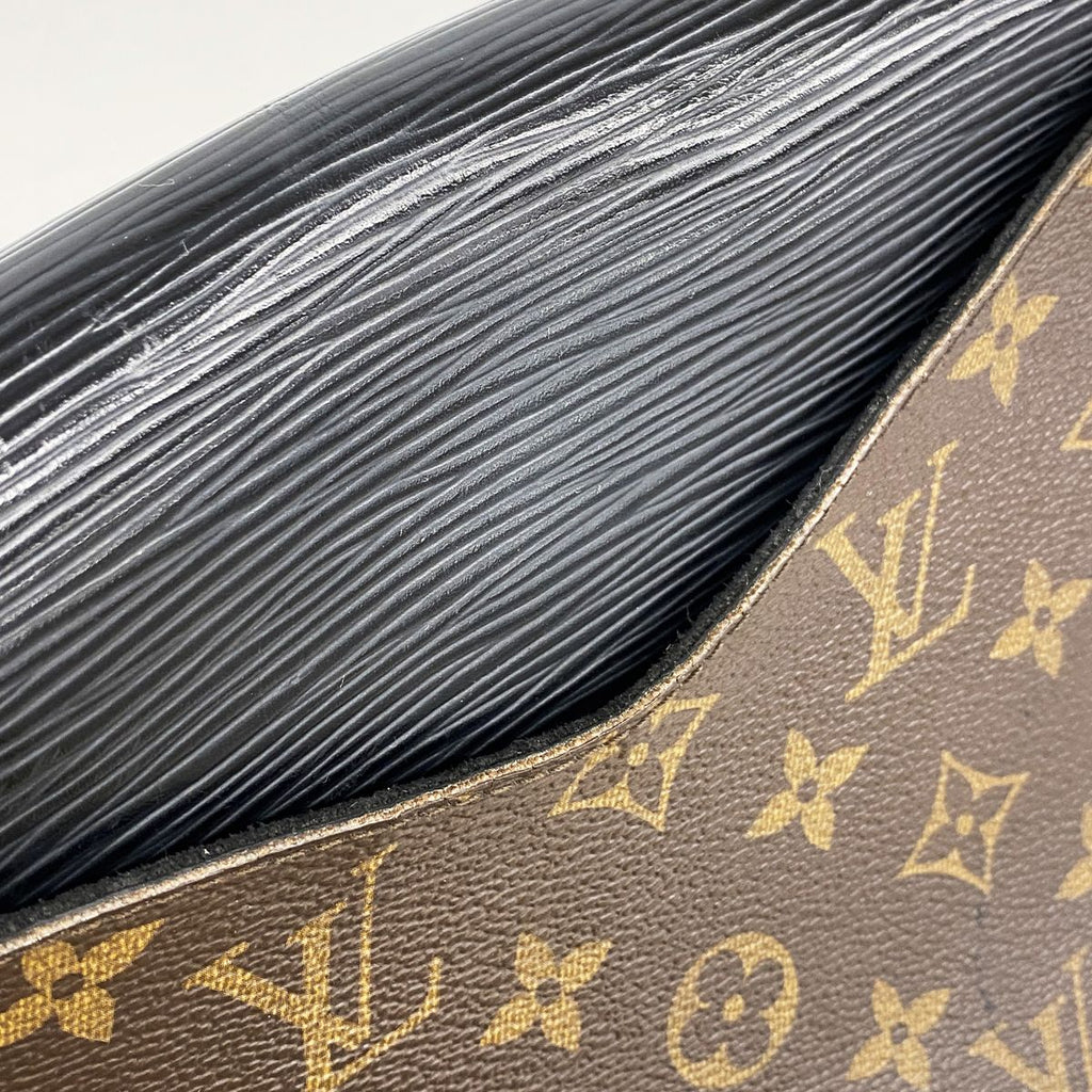Louis Vuitton Shoulder Bag Monogram Epi Saint Michel Brown Noir — view 8