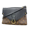 Louis Vuitton Shoulder Bag Monogram Epi Saint Michel Brown Noir