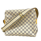 Louis Vuitton Shoulder Bag Damier Azur Naviglio White