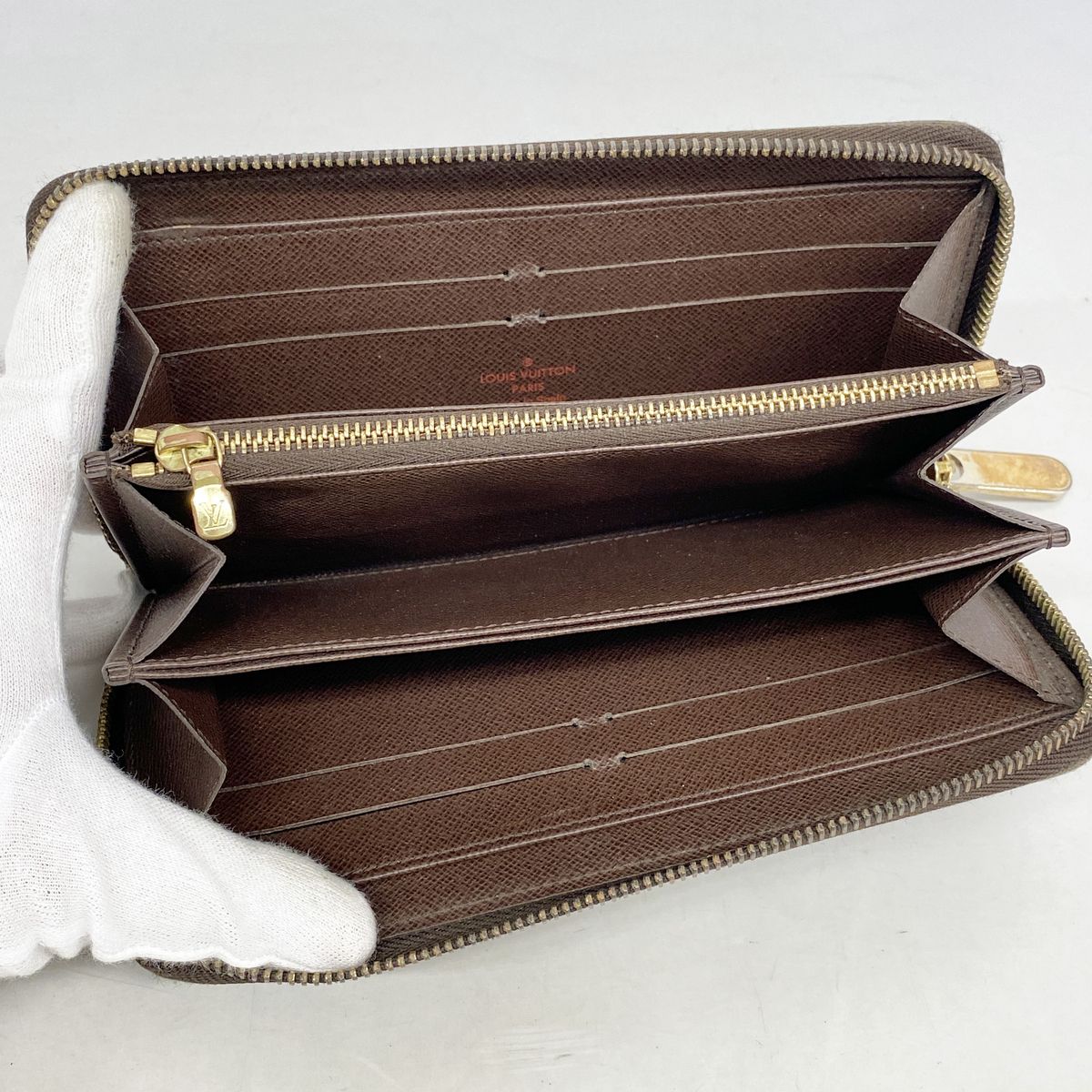 Louis Vuitton Wallet Damier Zippy Ebene — view 3